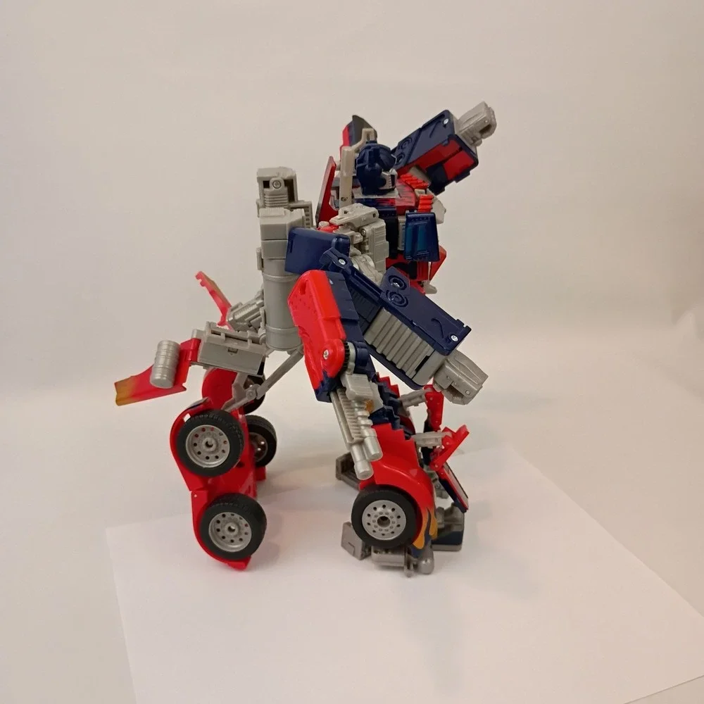 Transformers 2007 Movie Leader Class Optimus Prime Incomplete Action Figure
